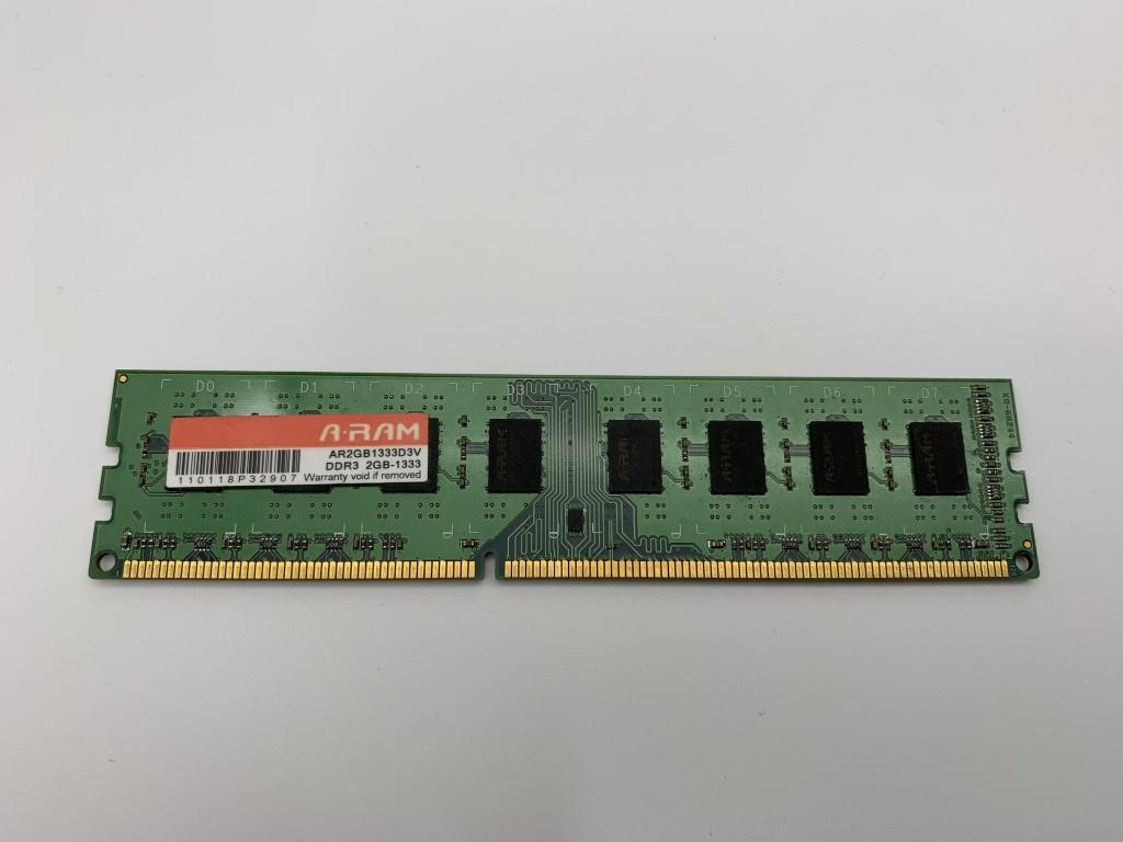 A-Ram 2GB 2Rx8 PC3-10600 DDR3-1333 Desktop RAM