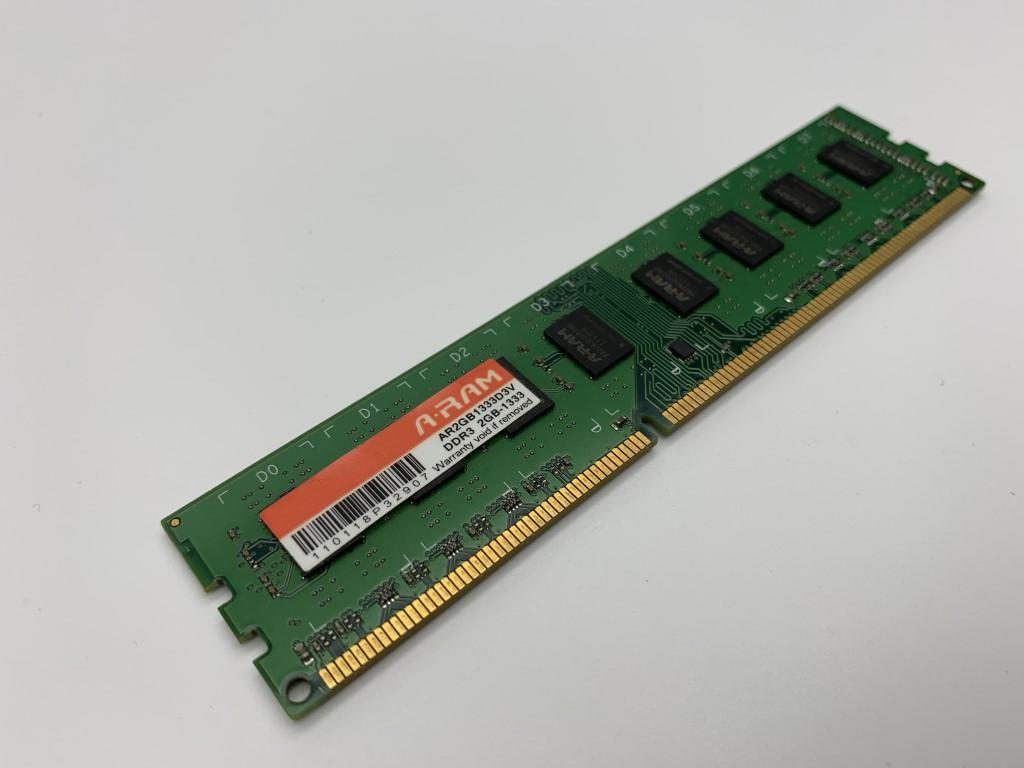 A-Ram 2GB 2Rx8 PC3-10600 DDR3-1333 Desktop RAM - Image 2