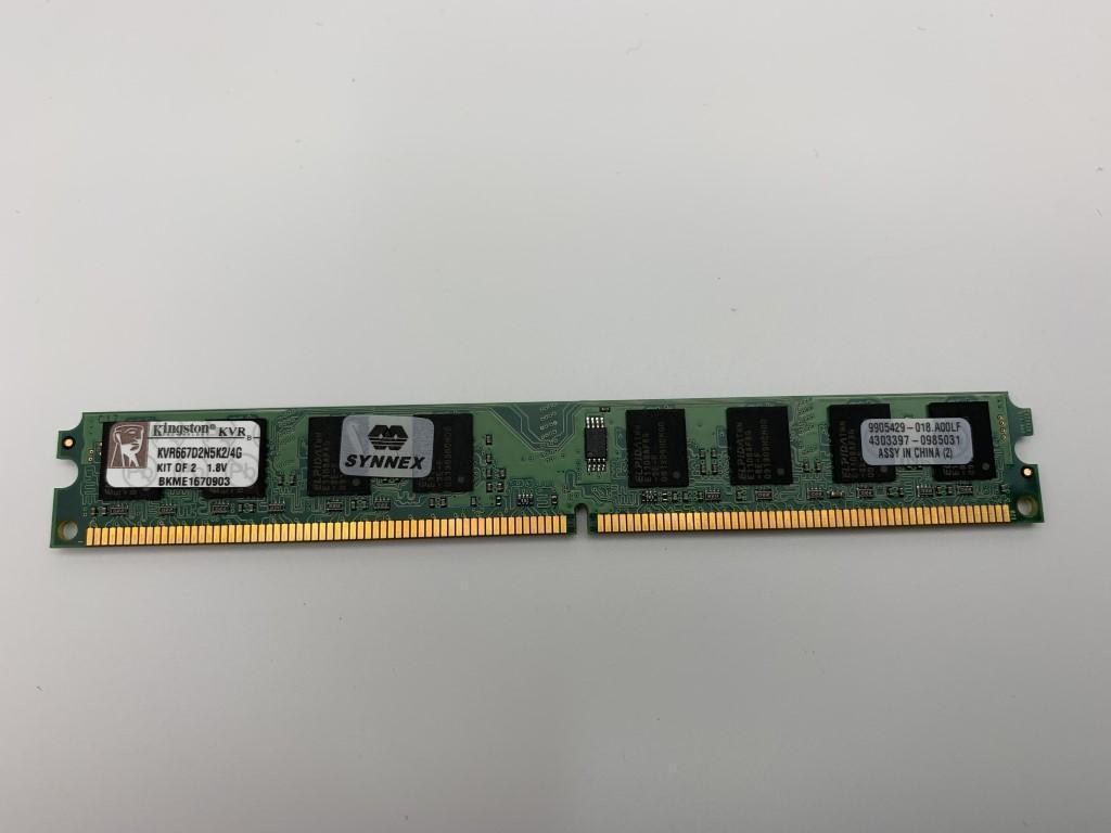 Kingston 4GB 2Rx8 PC2-5300 DDR2-667 Desktop RAM