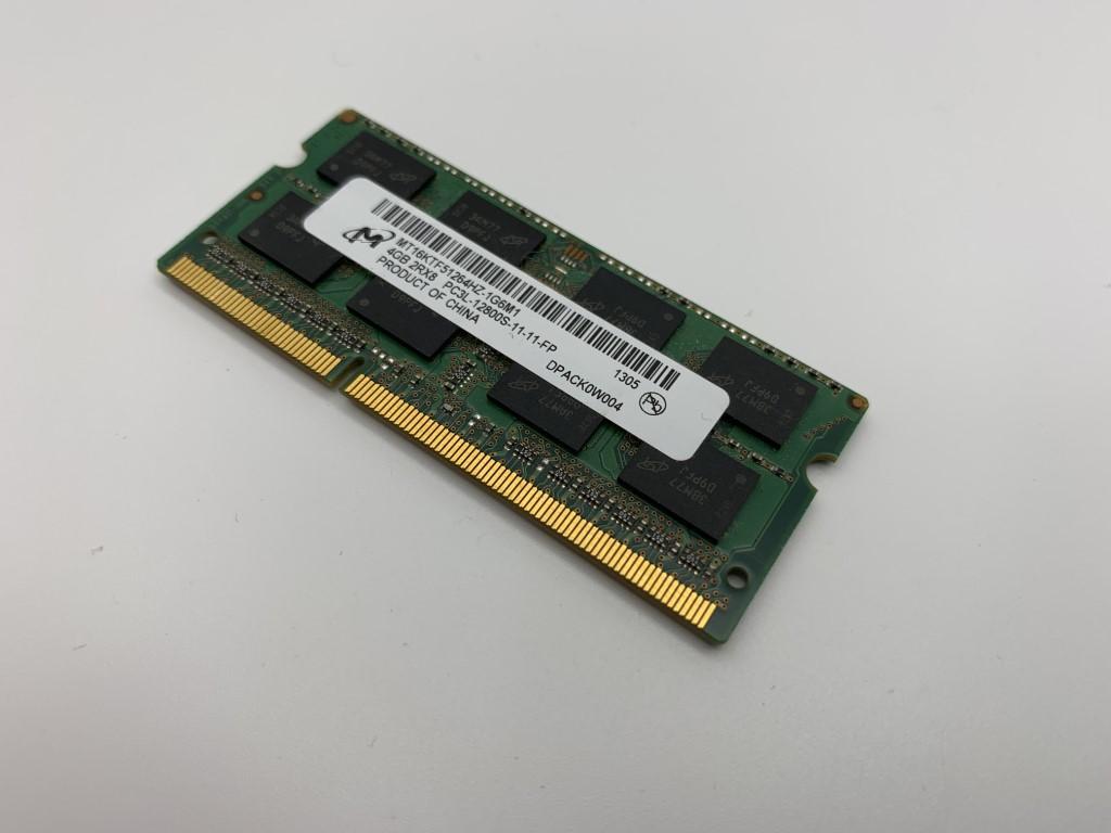 Micron 4GB 2Rx8 PC3L-12800S DDR3-1600 Laptop RAM RnD Computers
